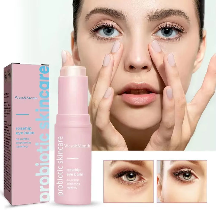 Rose Hyaluronic Acid Eye Cream Stick Moisturizing Anti-Aging Firming Eye Eye Dark Firming Circles Moisturizing Remove Bags