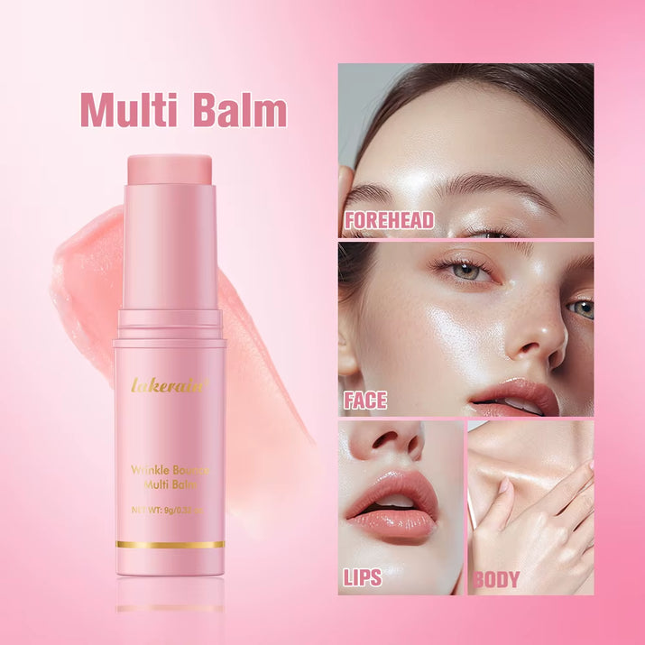 Moisturizing Wrinkle Bounce Multi Balm Facial Collagen Multi Balm Stick Wrinkle Bounce Balm Cream Dull Cosmetics Korean KAHI