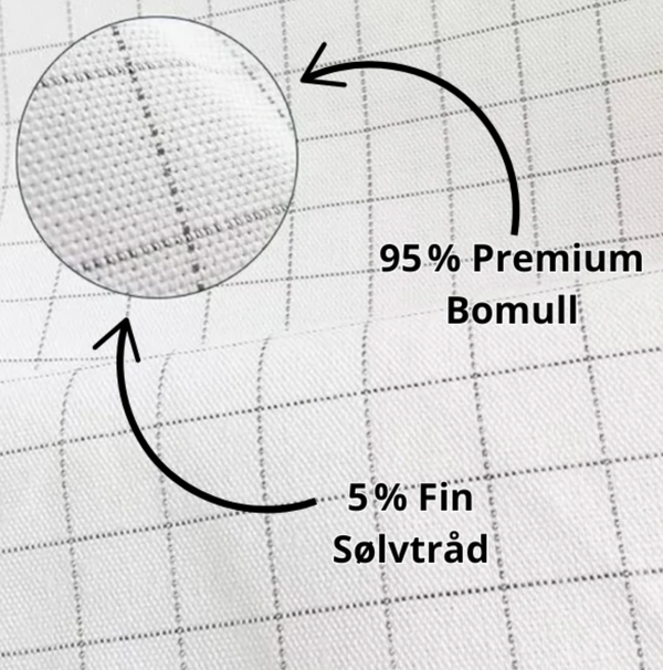 Sølvfiber Sengetøy med Jording™