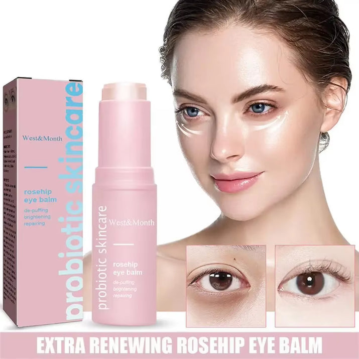 Rose Hyaluronic Acid Eye Cream Stick Moisturizing Anti-Aging Firming Eye Eye Dark Firming Circles Moisturizing Remove Bags